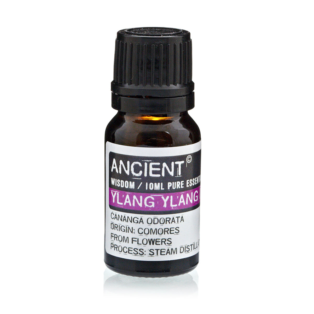 10ml Essential Oil - Ylang Ylang III product packaging on clean background from Quintessential Holistic Health Ltd