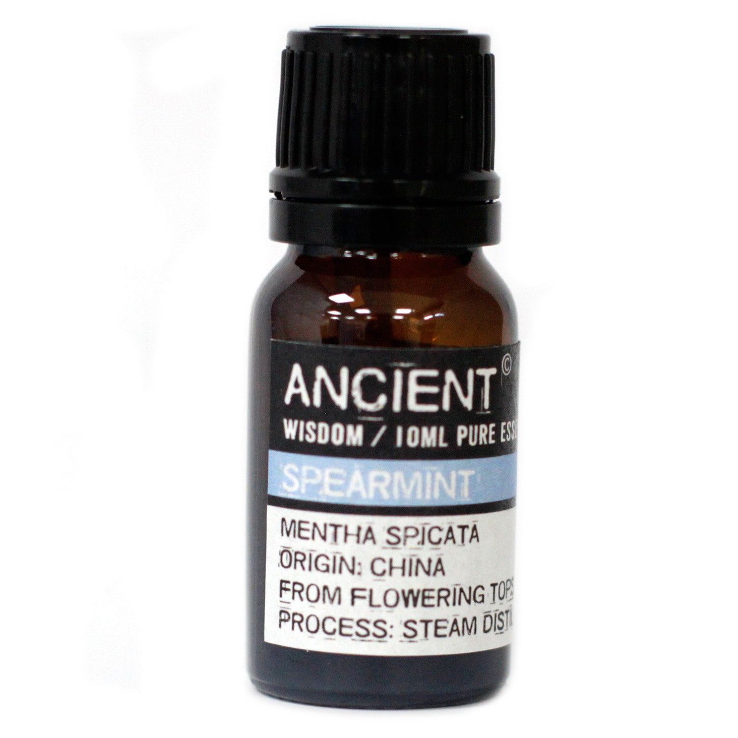 10ml Essential Oil - Spearmint product packaging on clean background from Quintessential Holistic Health Ltd