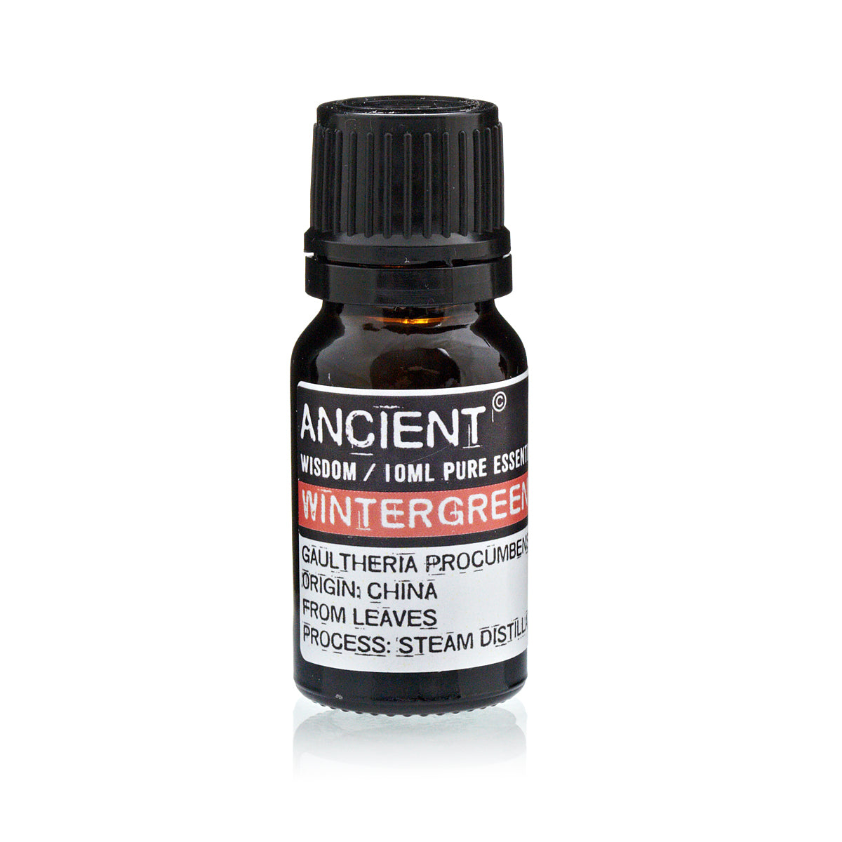 10ml Pure Essential Oil - Wintergreen product packaging on clean background from Quintessential Holistic Health Ltd