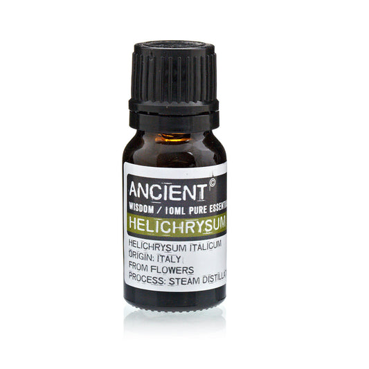 10ml Essential Oil - Helichrysum product packaging on clean background from Quintessential Holistic Health Ltd