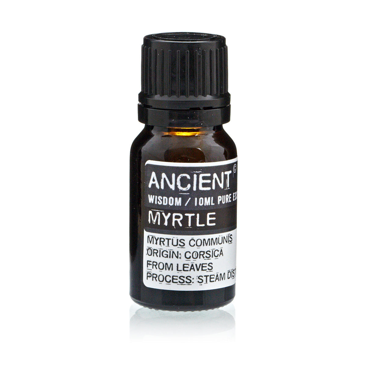 10ml Essential Oil - Myrtle product packaging on clean background from Quintessential Holistic Health Ltd