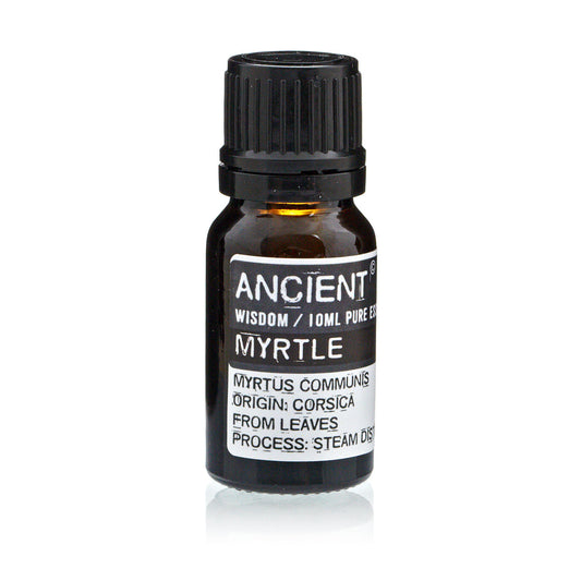10ml Essential Oil - Myrtle product packaging on clean background from Quintessential Holistic Health Ltd