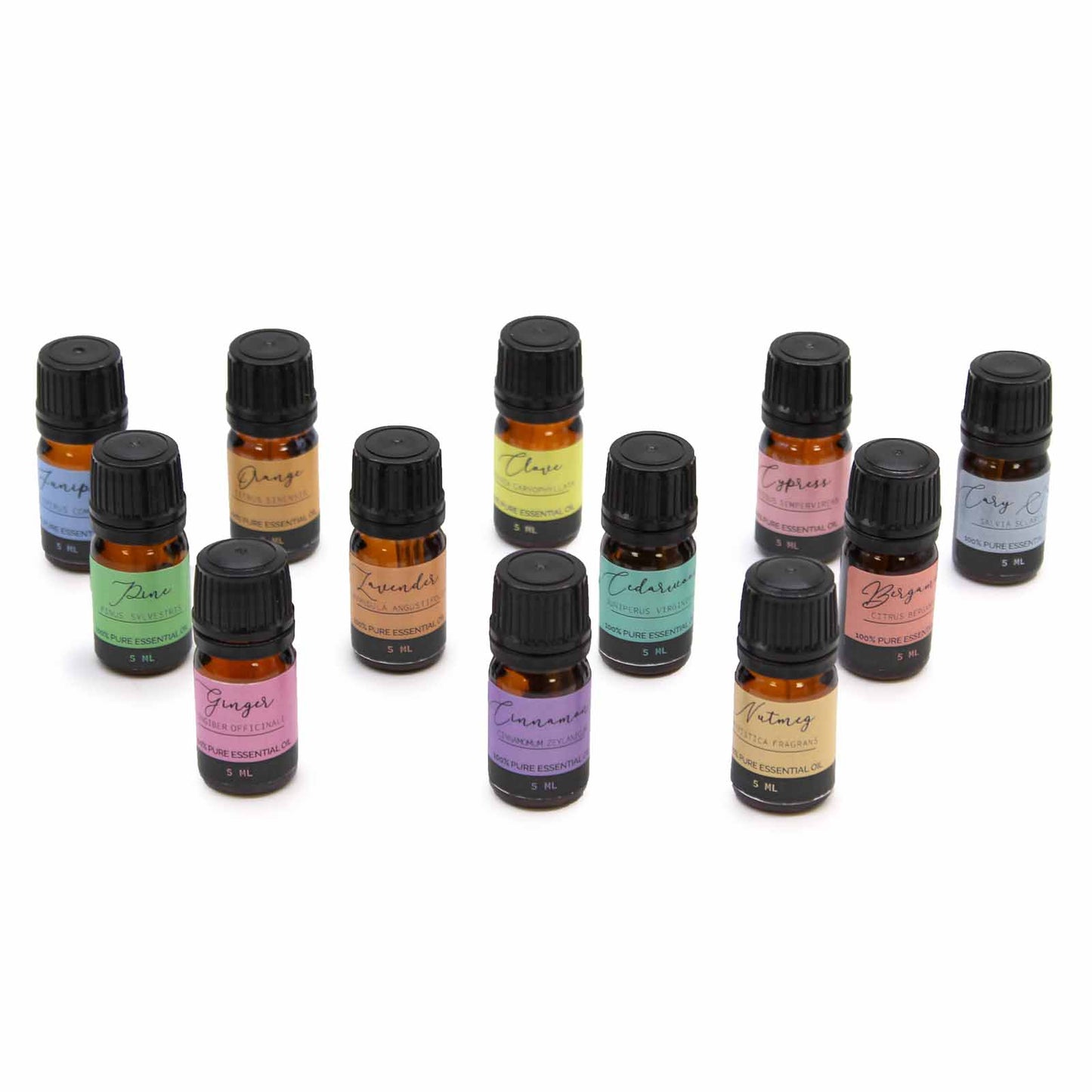 Handmade Eco-Friendly Aromatherapy 100% Pure Essential Oil Set