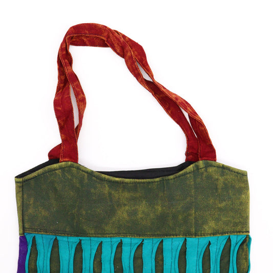 Handmade Indian Skirt Bag - Peace product packaging on clean background from Quintessential Holistic Health Ltd