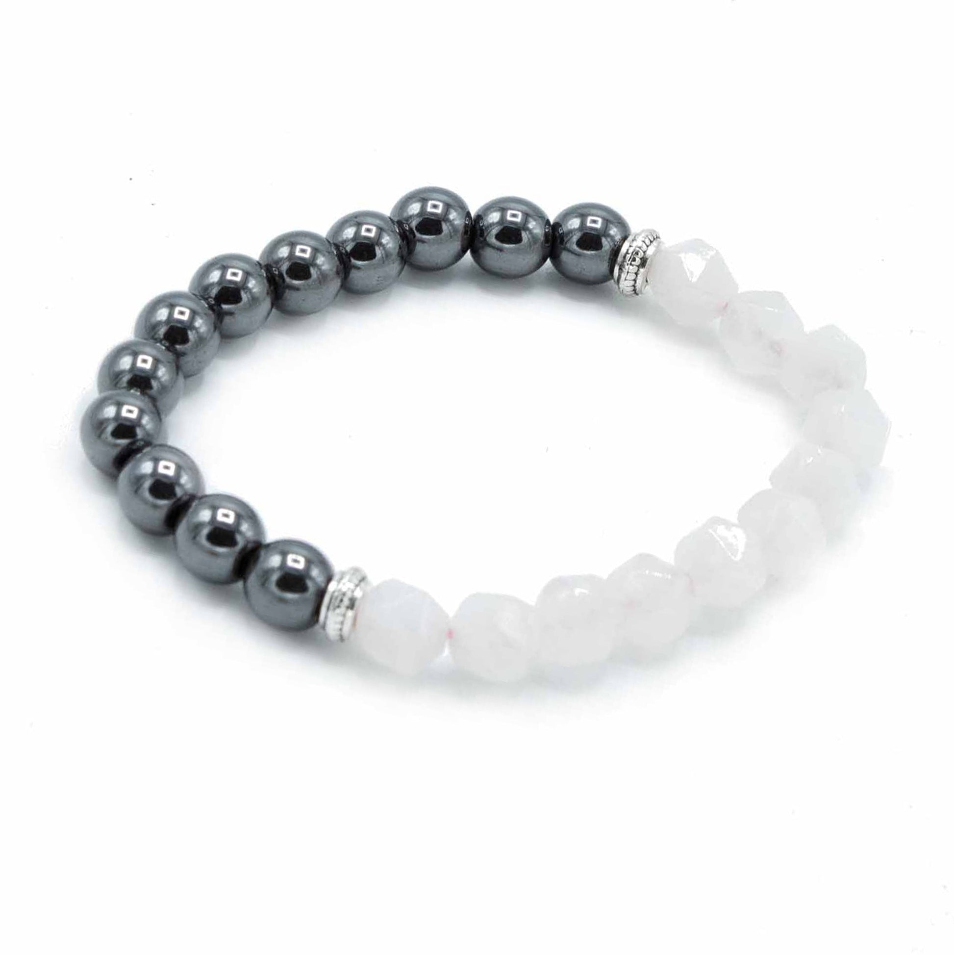 Faceted Gemstone Bracelet - Rose Quartz / Love product packaging on clean background from Quintessential Holistic Health Ltd