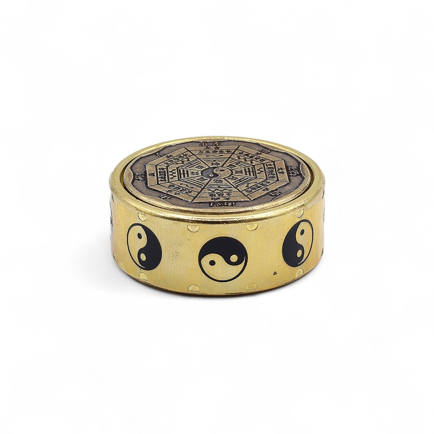 Feng Shui Fortune Spinner - Bagua Energy Disc product packaging on clean background from Quintessential Holistic Health Ltd