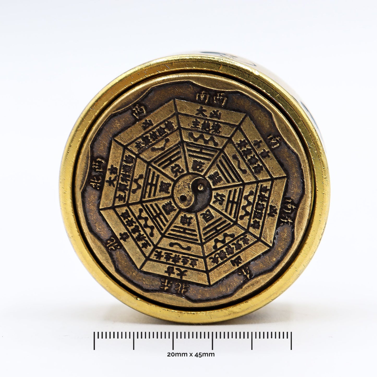 Feng Shui Fortune Spinner - Bagua Energy Disc product packaging on clean background from Quintessential Holistic Health Ltd