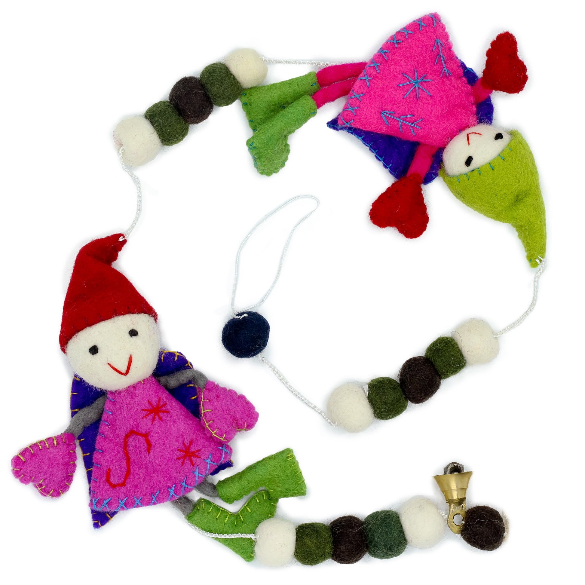 Handmade Childs Nursery Felt Wall or Ceiling Hanging - Fairy Angels product packaging on clean background from Quintessential Holistic Health Ltd