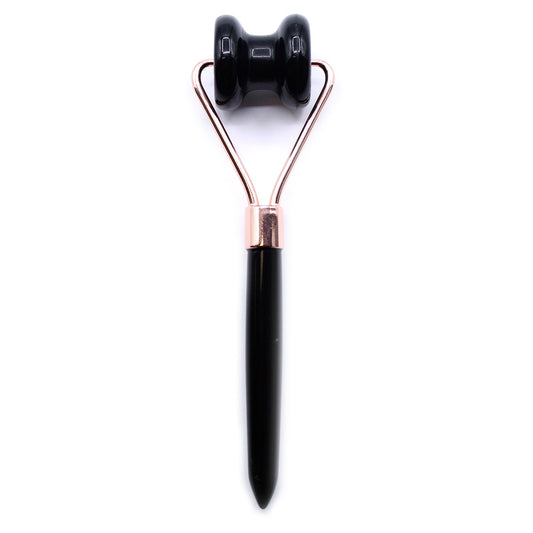Gemstone Jawline Roller - Black Obsidian - main product image from Quintessential Holistic Health Ltd UK