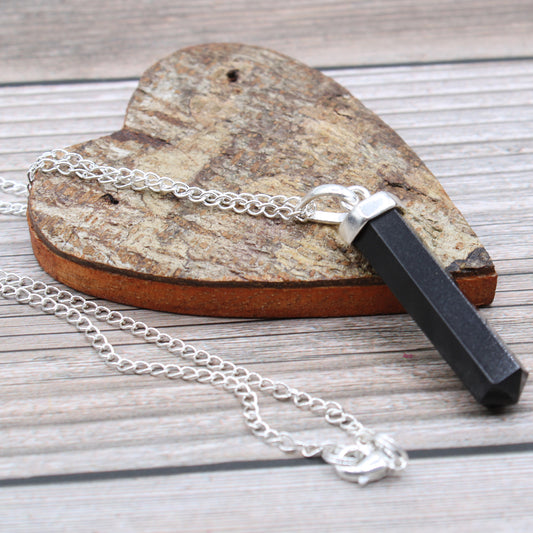 Classic Point Gemstone Unisex Pendant