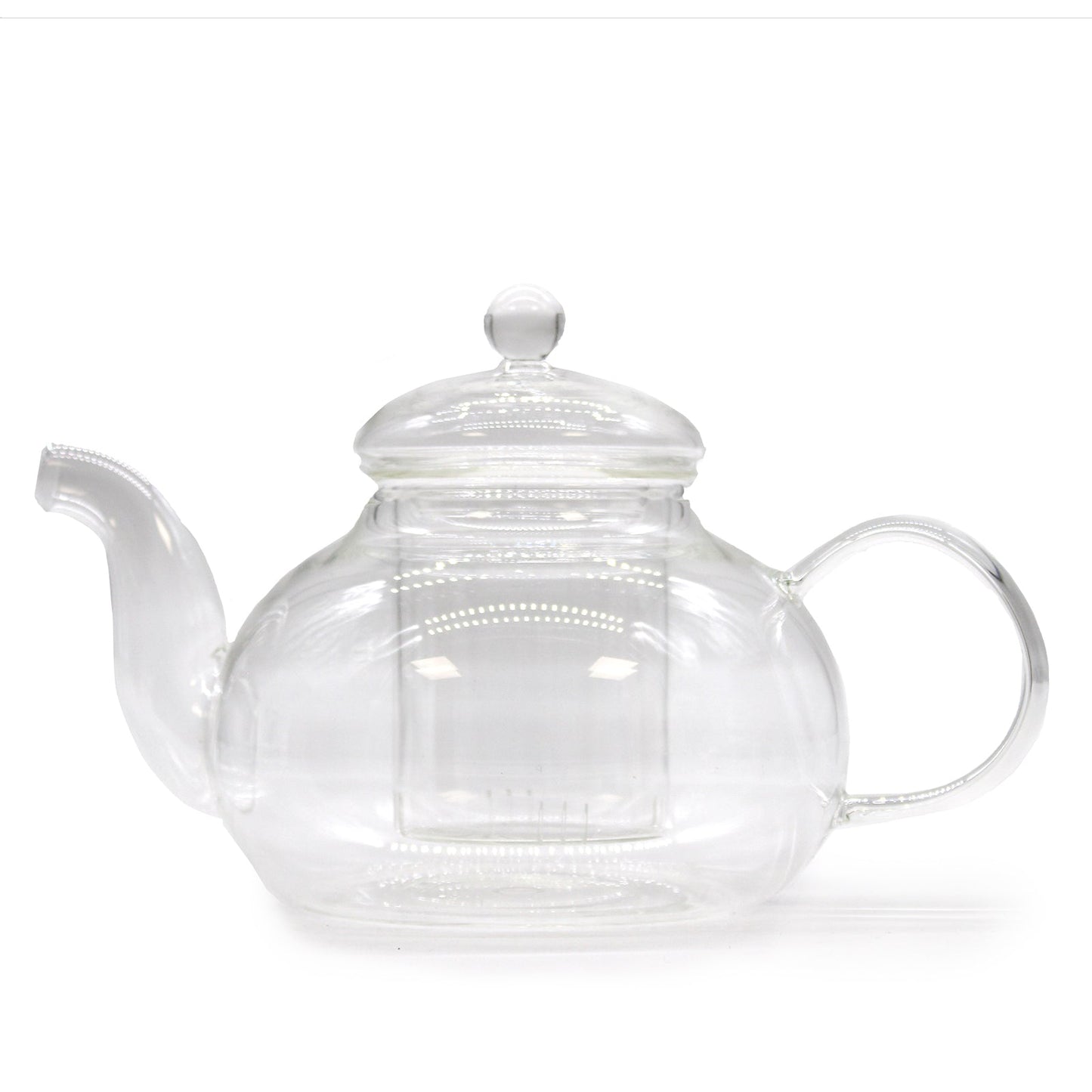 800ml Round Pearl Glass Infuser Teapot product packaging on clean background from Quintessential Holistic Health Ltd