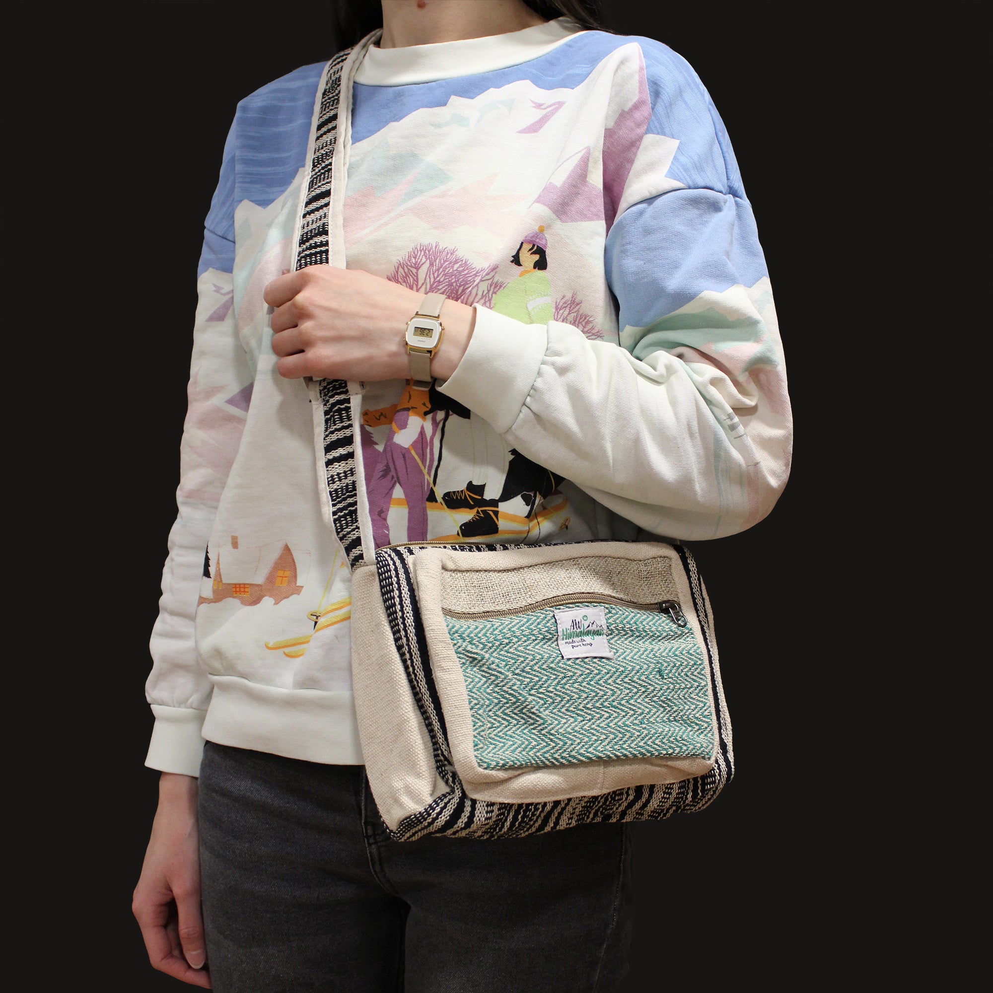 Kathmandu Hemp and Cotton Messenger Bags Quintessential Holistic Health