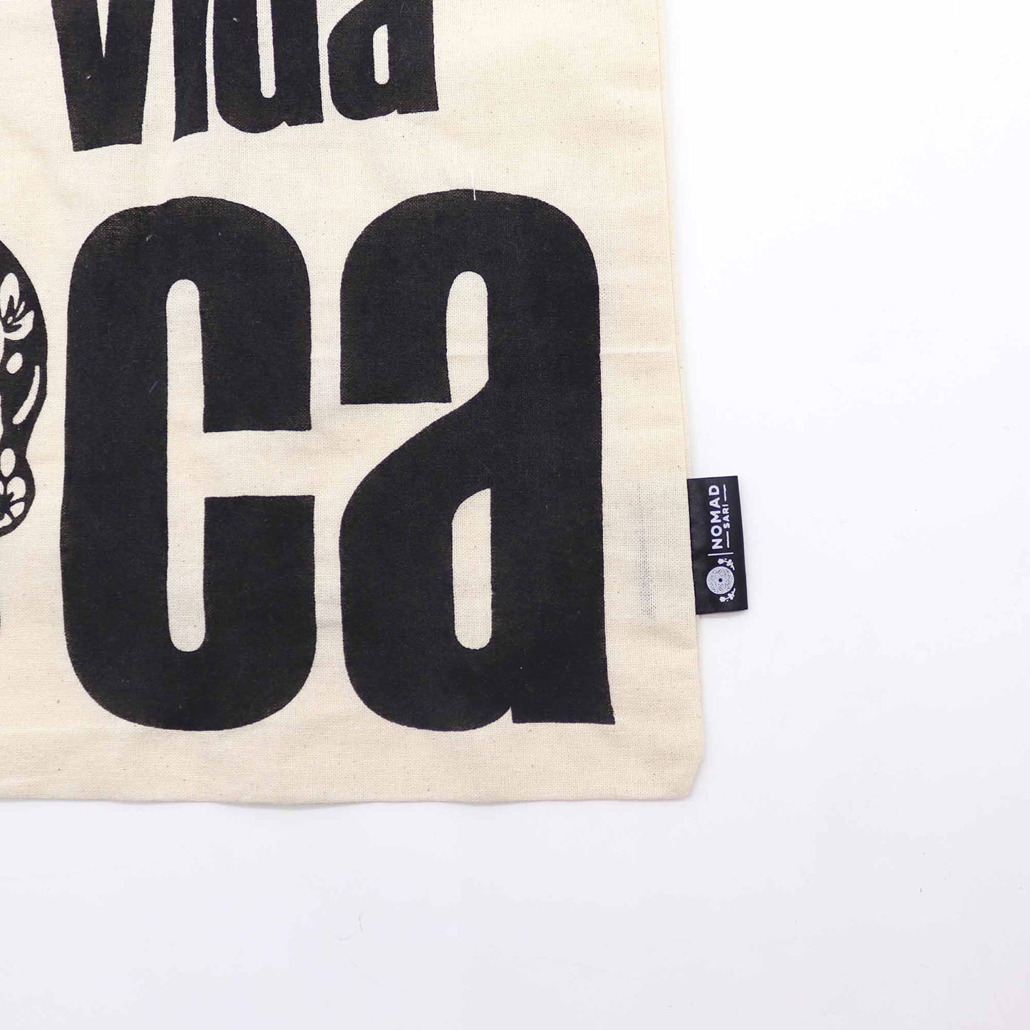 Iconic Natural Cotton Tote Bag - Mi Vida Loca / Natural product packaging on clean background from Quintessential Holistic Health Ltd