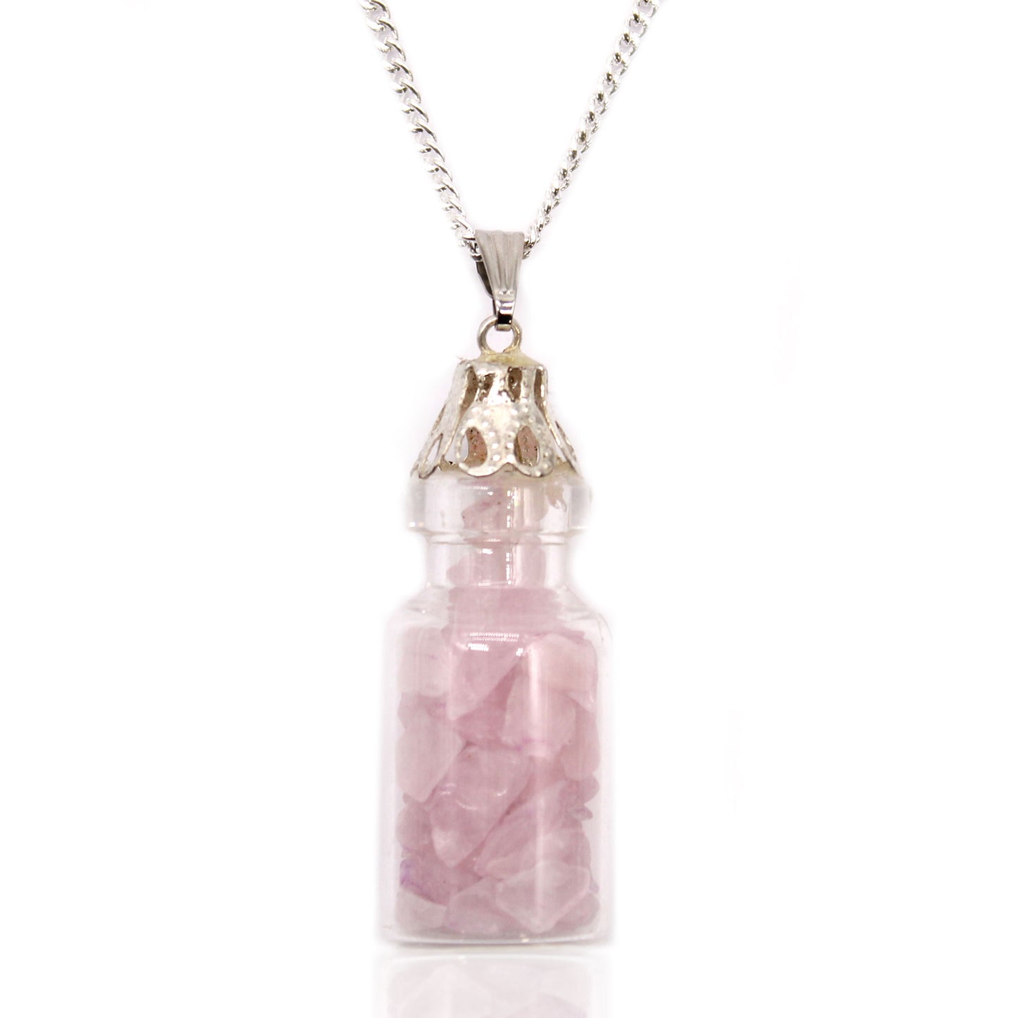 Bottled Gemstones Unisex Necklace