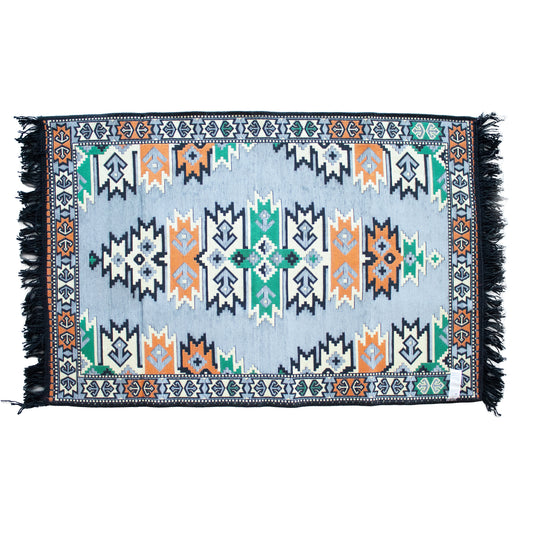 Kilim Rug x 125cm x 80cm - Chocolate
