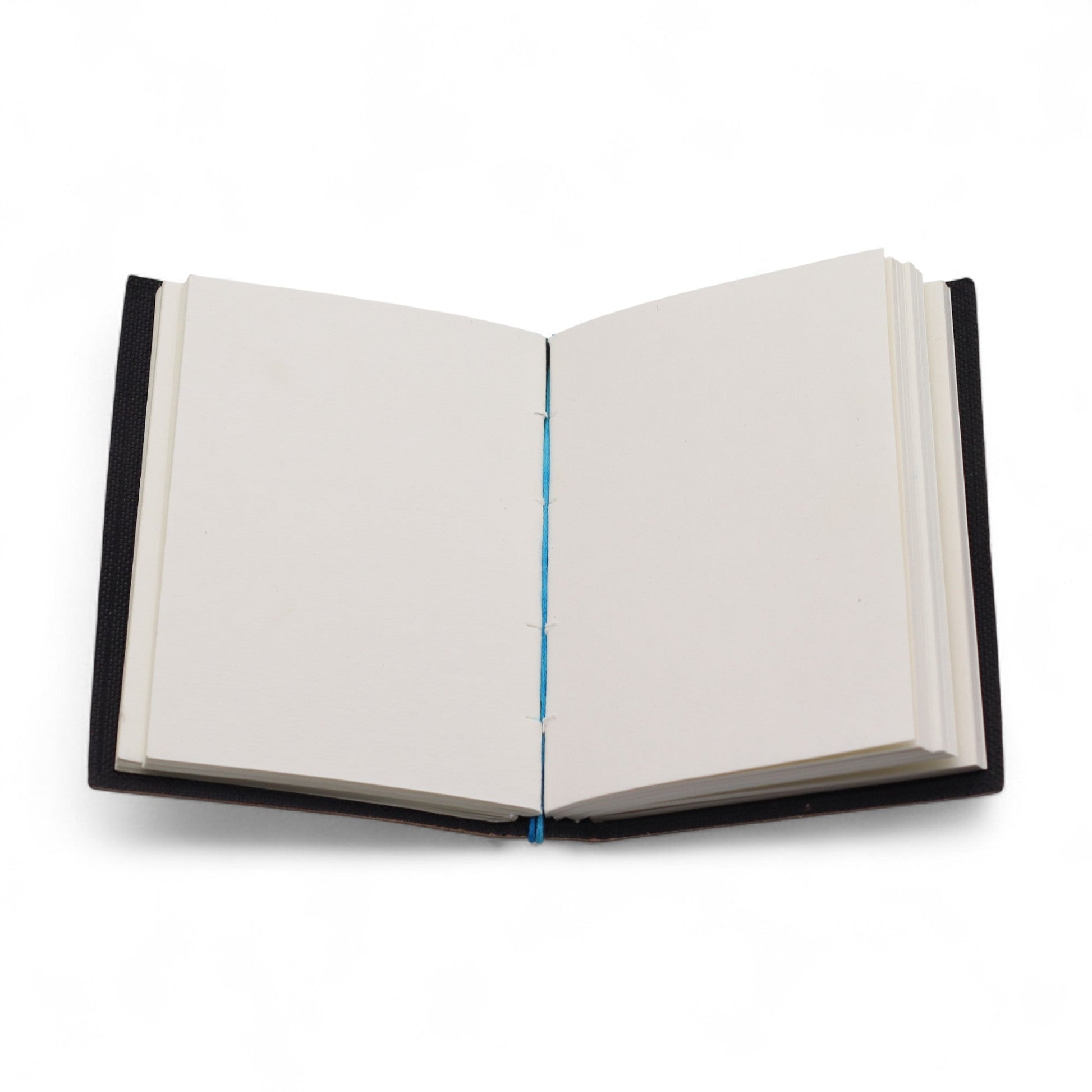 Handmade Leather-Bound Eco-Friendly Journal with Wrap – My Chakras Are Aligned AF product packaging on clean background from Quintessential Holistic Health Ltd
