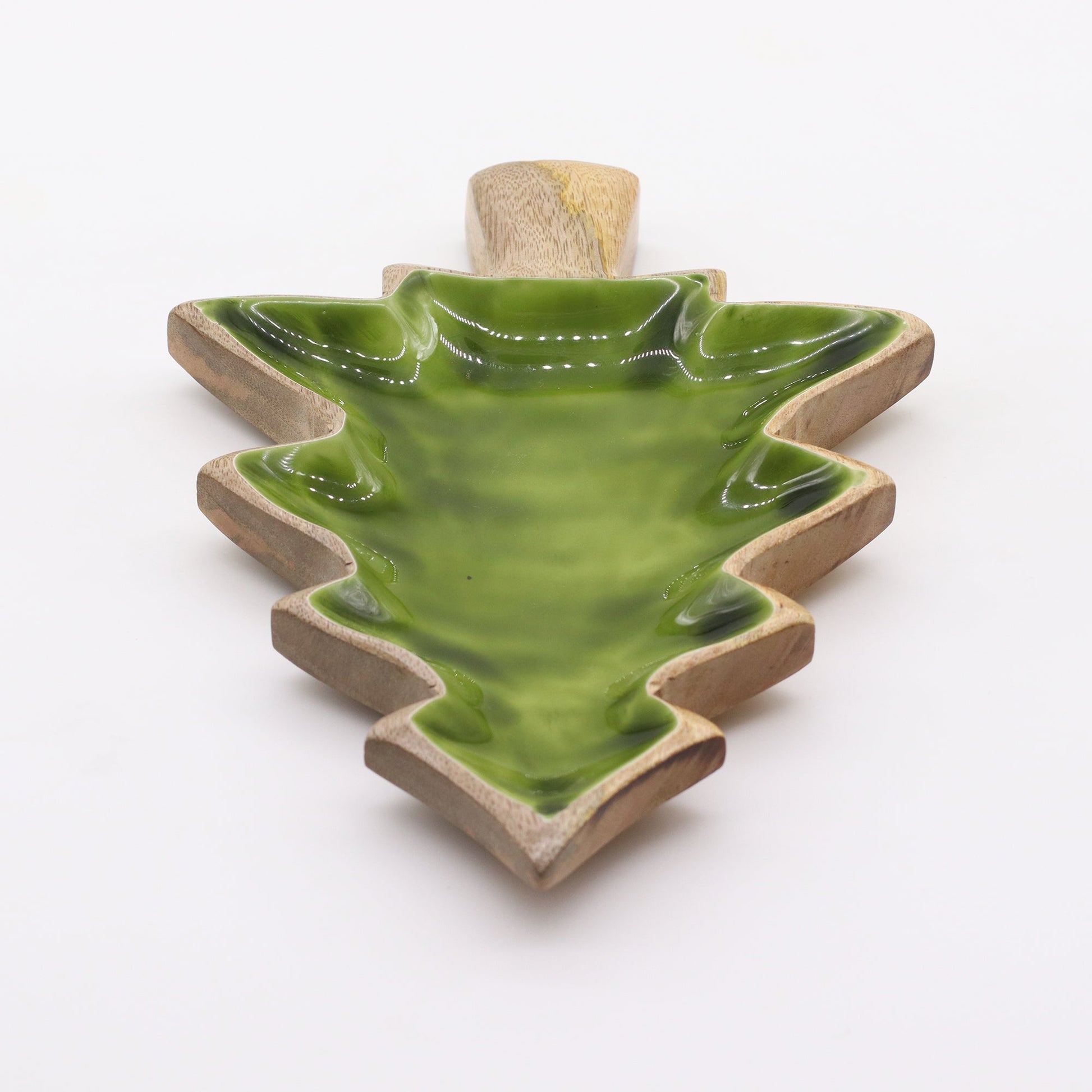 Handcrafted Enamel Wooden Bowl - Tree product packaging on clean background from Quintessential Holistic Health Ltd
