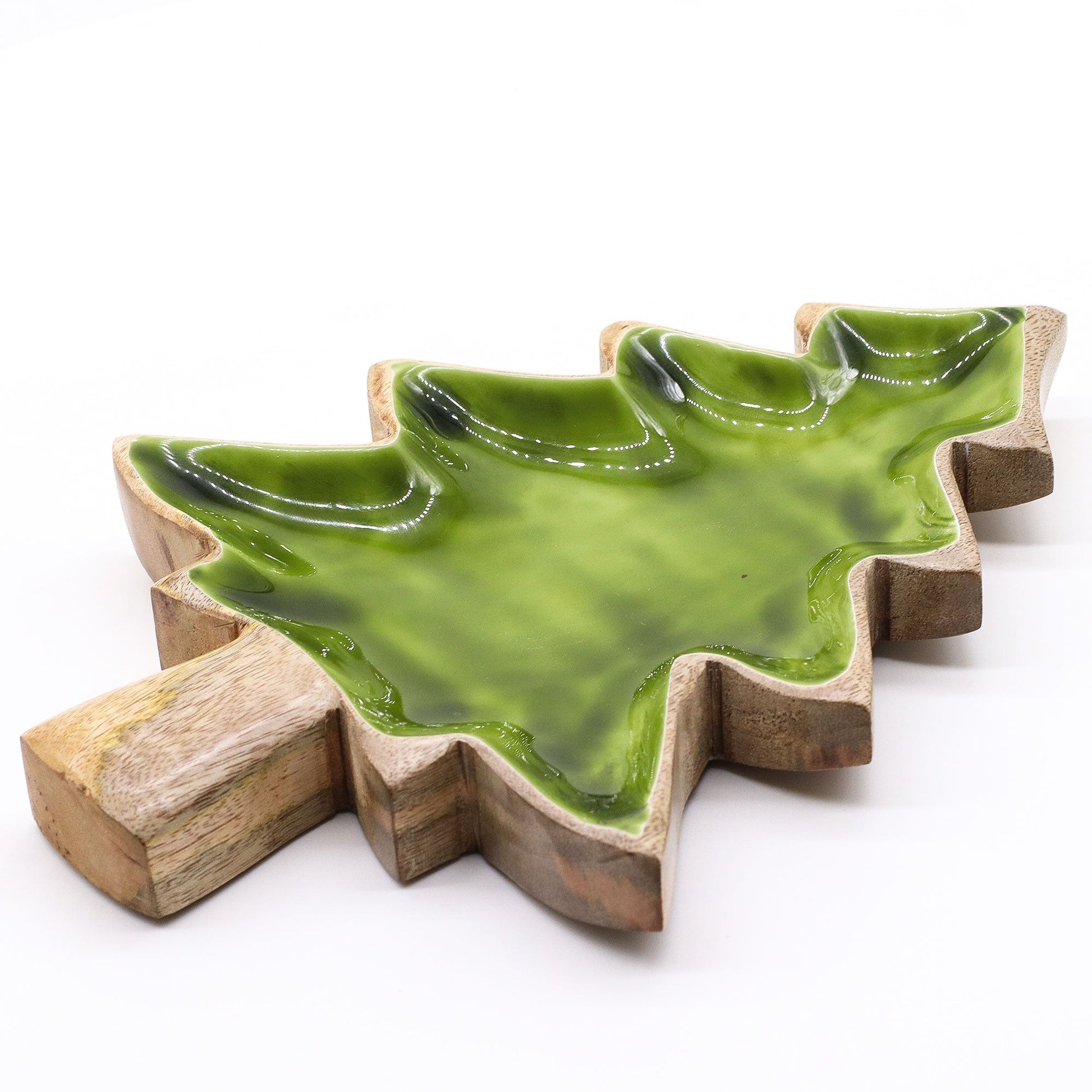 Handcrafted Enamel Wooden Bowl - Tree product packaging on clean background from Quintessential Holistic Health Ltd
