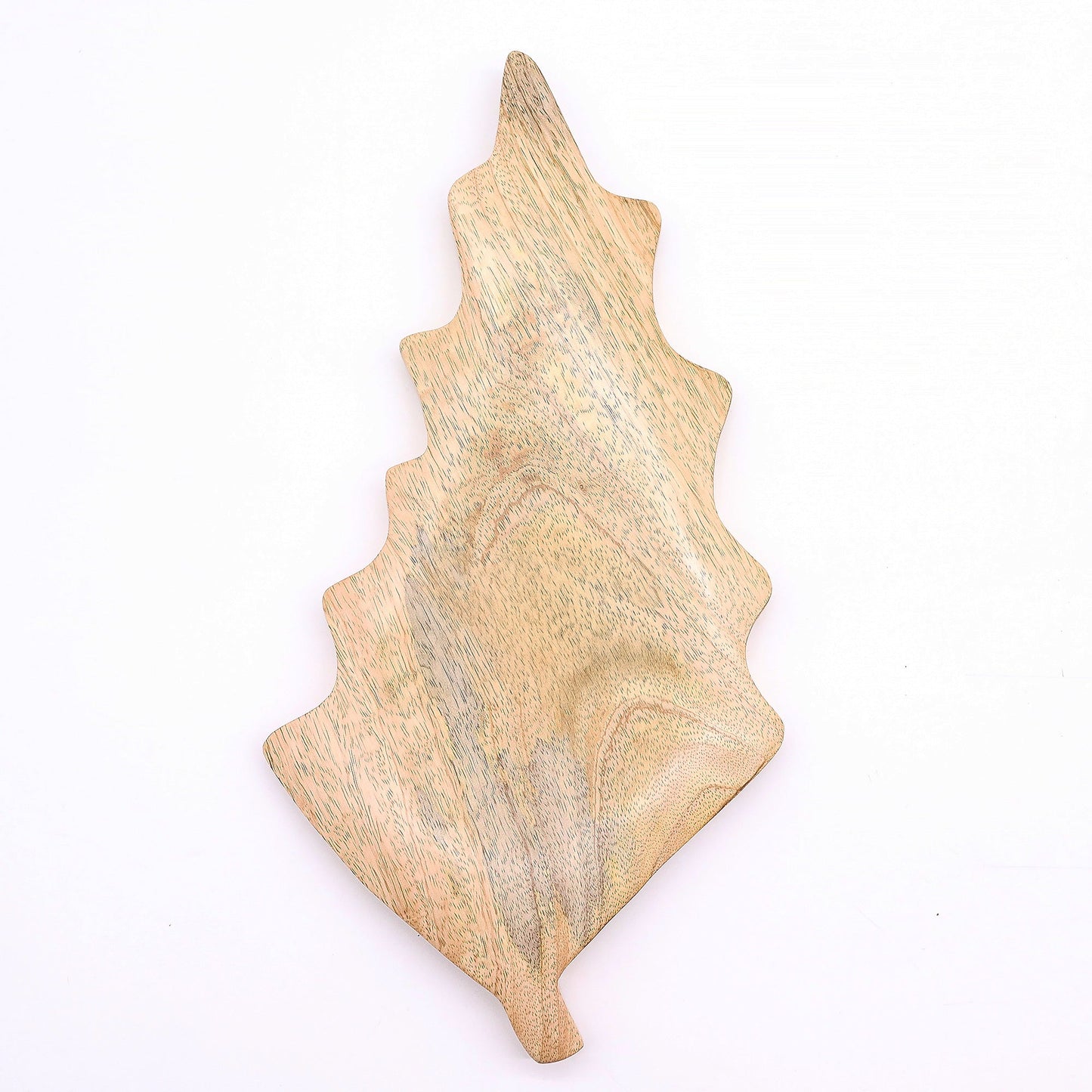 Handcrafted Enamel Wooden Bowl - Leaf product packaging on clean background from Quintessential Holistic Health Ltd