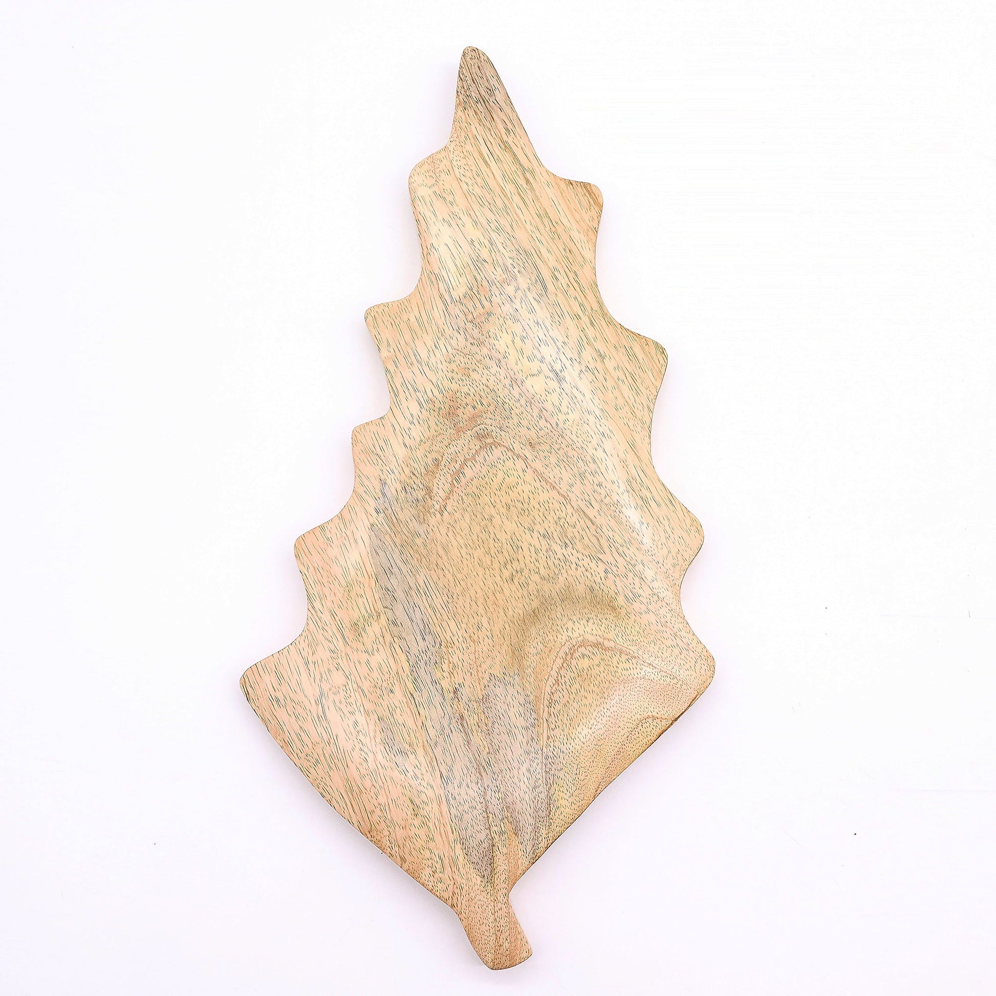 Handcrafted Enamel Wooden Bowl - Leaf product packaging on clean background from Quintessential Holistic Health Ltd