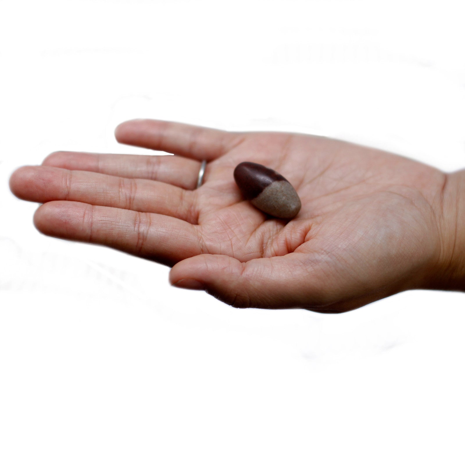 3 x Shiva Lingam Egg Shaped Stones - Extra Small product packaging on clean background from Quintessential Holistic Health Ltd
