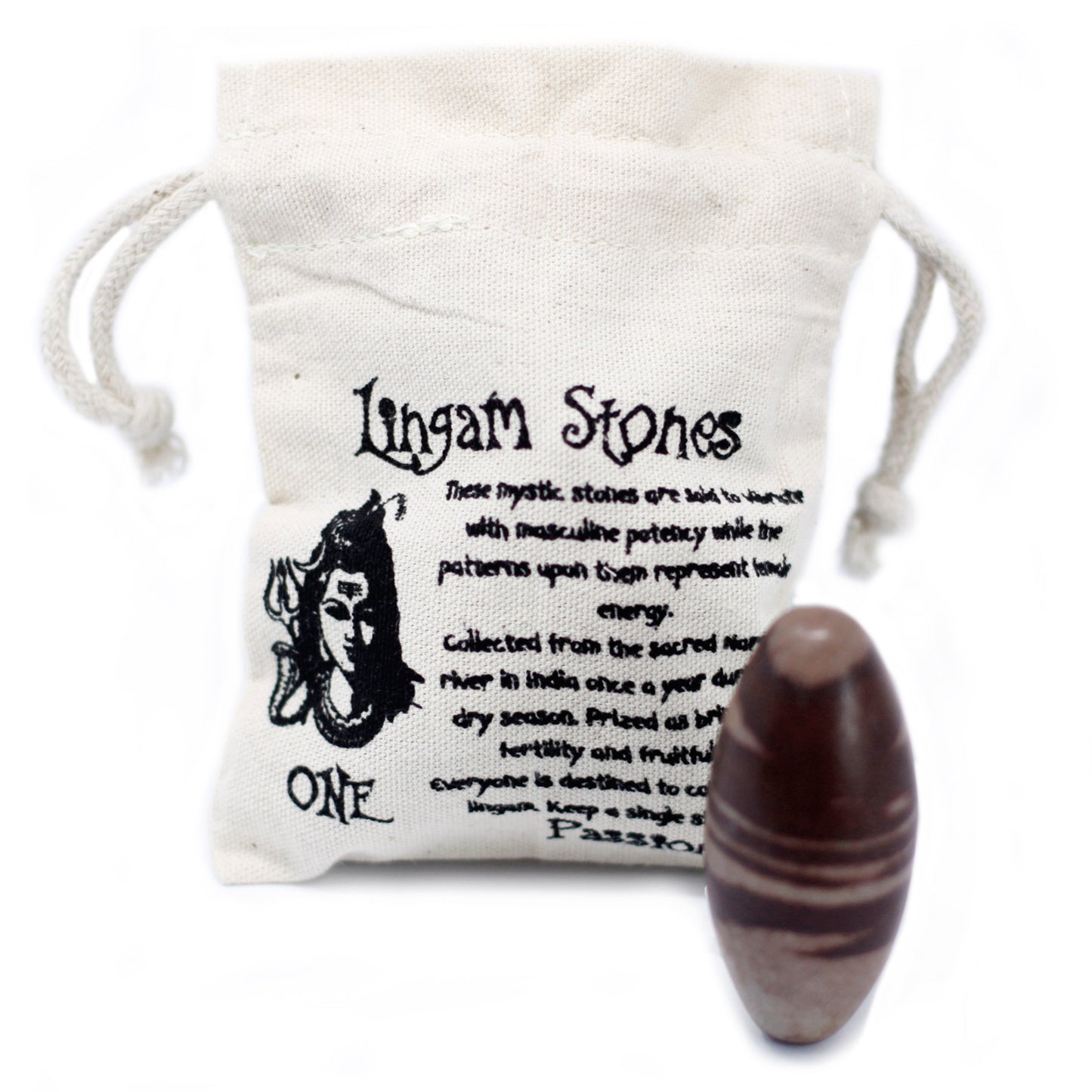 Egg Shaped Shiva Sacred Lingam Stone