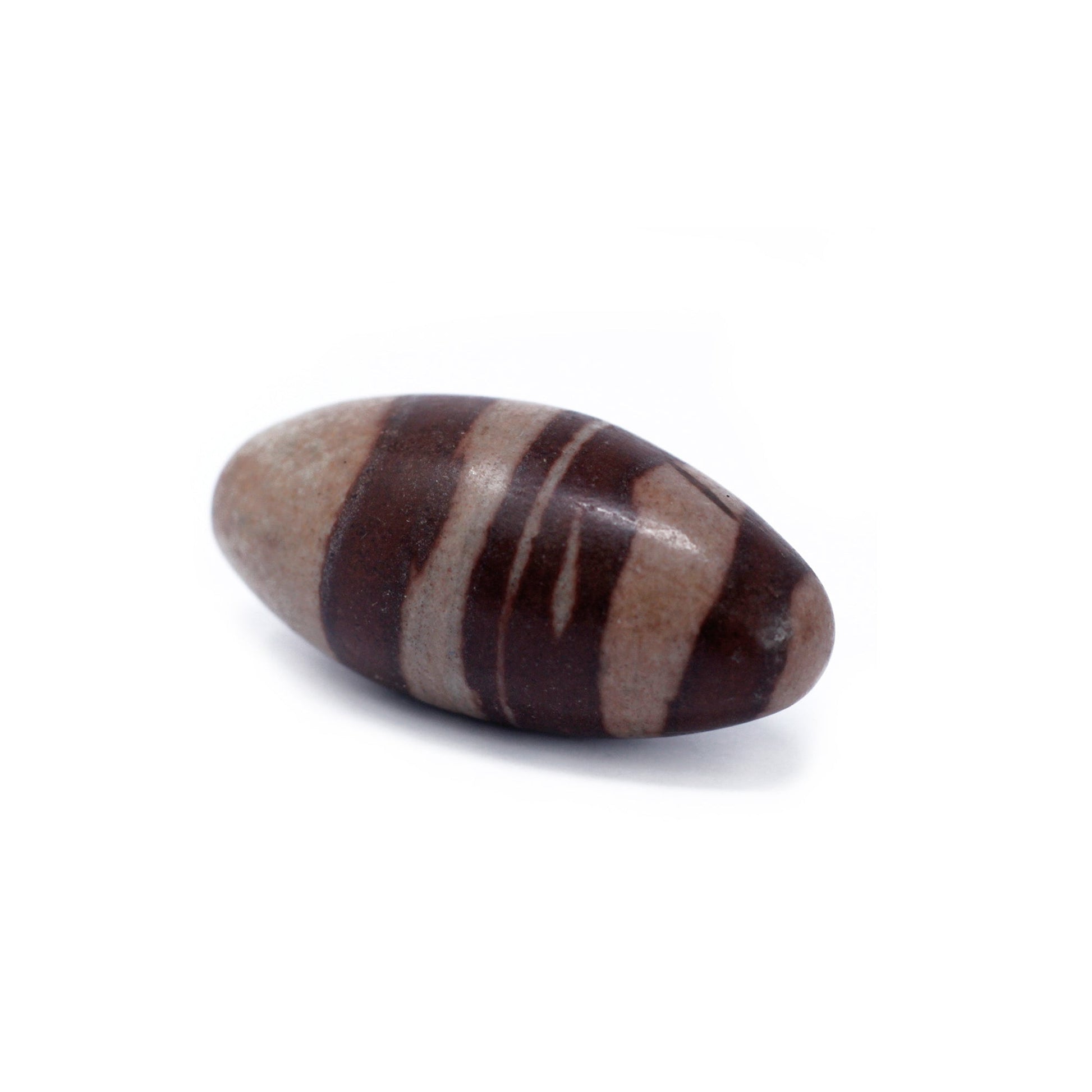 1 x Shiva Lingam Egg Shaped Stone - Medium product packaging on clean background from Quintessential Holistic Health Ltd