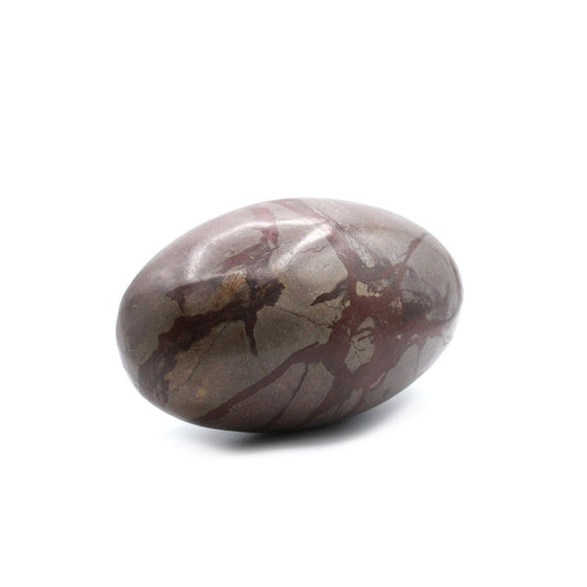 1 x Shiva Lingam Egg Shaped Stone - Large product packaging on clean background from Quintessential Holistic Health Ltd