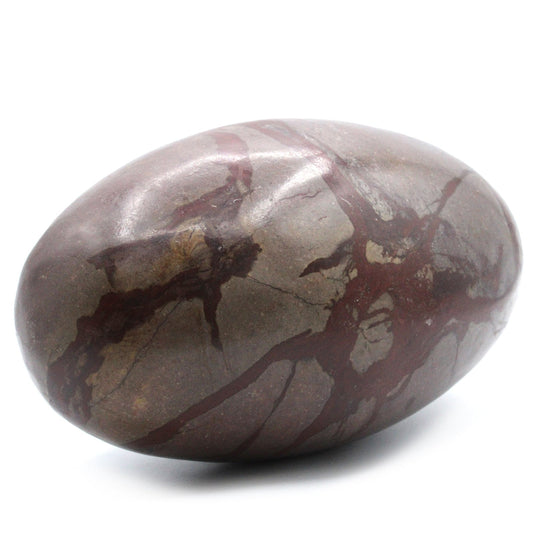 1 x Shiva Lingam Egg Shaped Stone - Extra Large product packaging on clean background from Quintessential Holistic Health Ltd