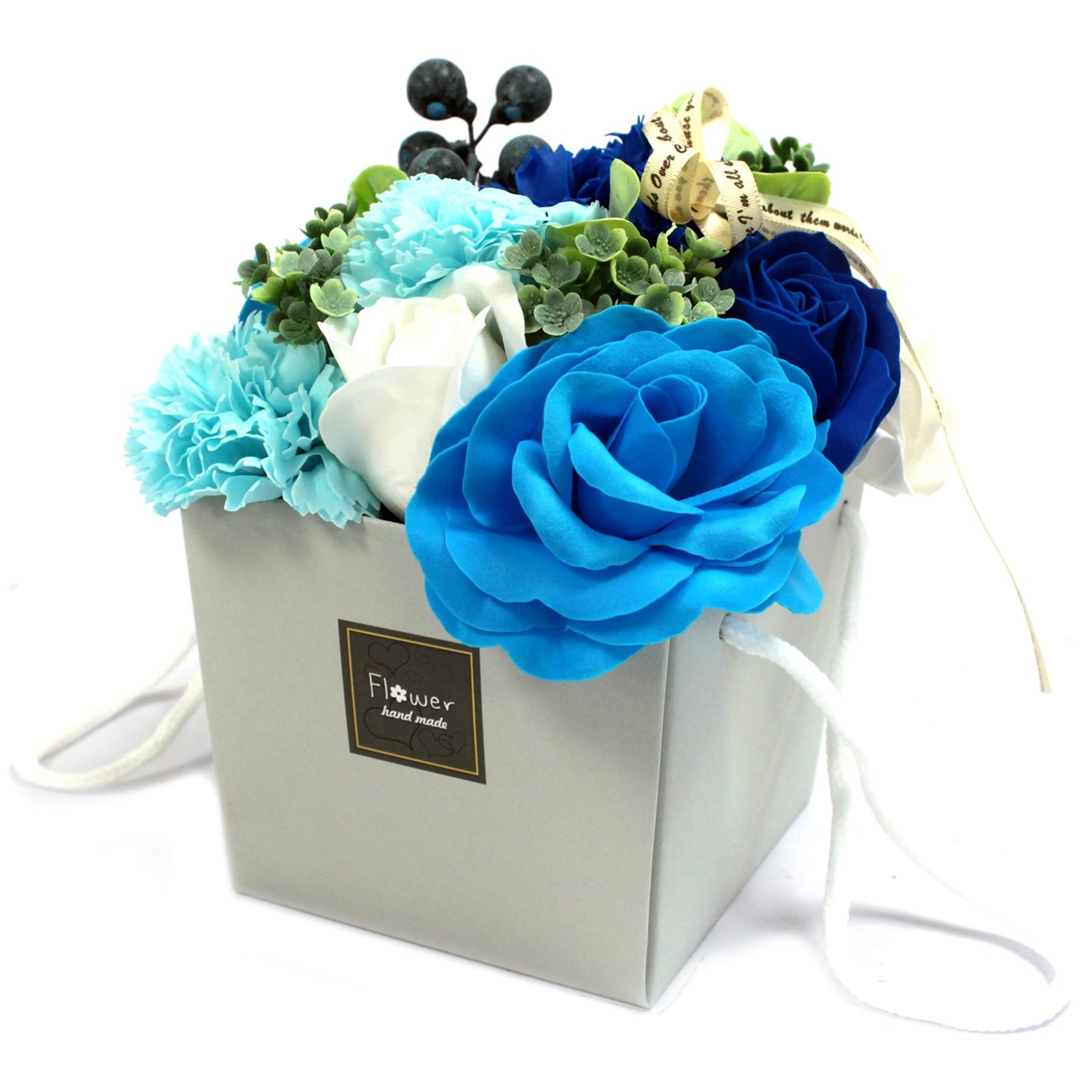 Luxury Flower Shaped Soaps - Blue Collection