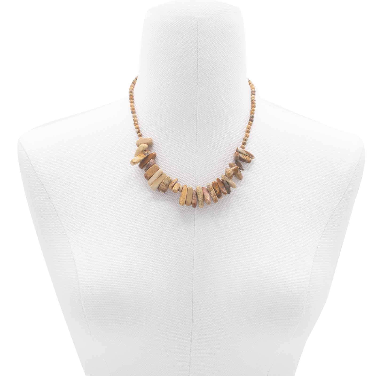 Longstone Gem Necklace - Map Stone product packaging on clean background from Quintessential Holistic Health Ltd