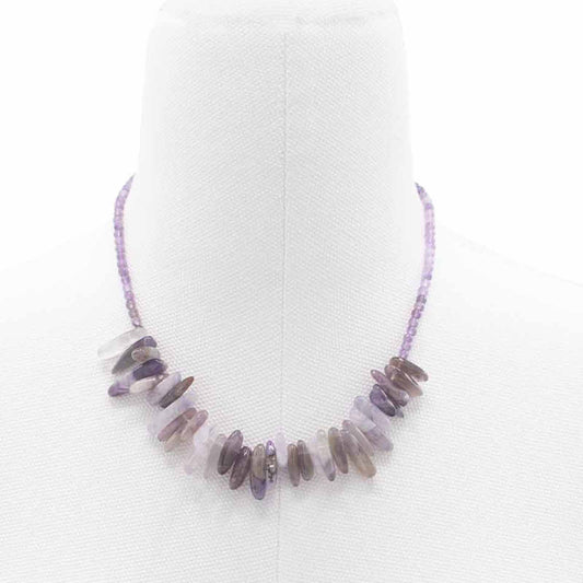 Longstone Gem Necklace - Amethyst - main product image from Quintessential Holistic Health Ltd UK