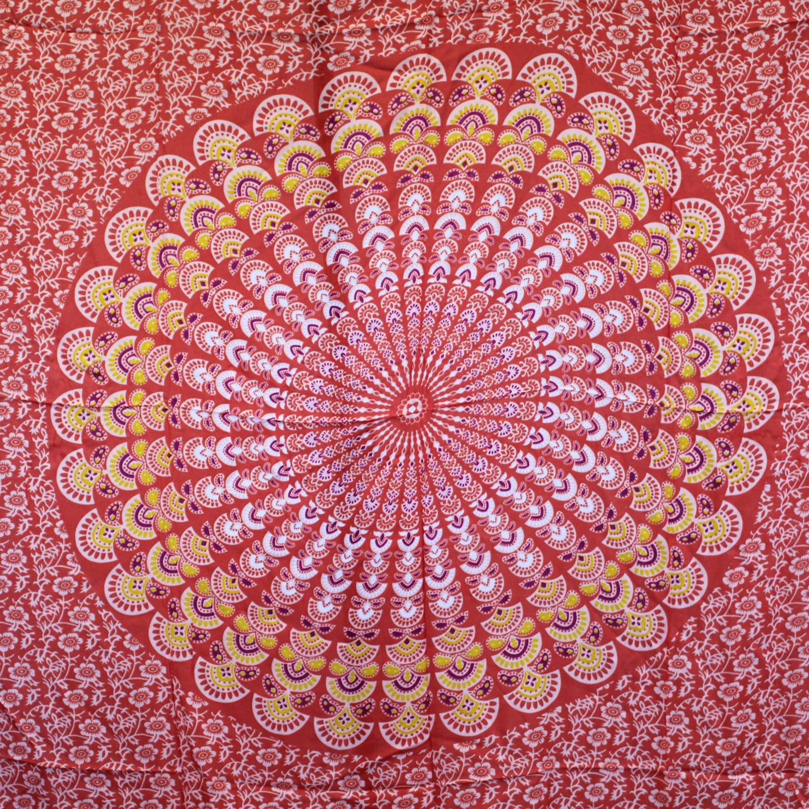 Bali Mandala Sarong / Scarf - Pink / Orange product packaging on clean background from Quintessential Holistic Health Ltd