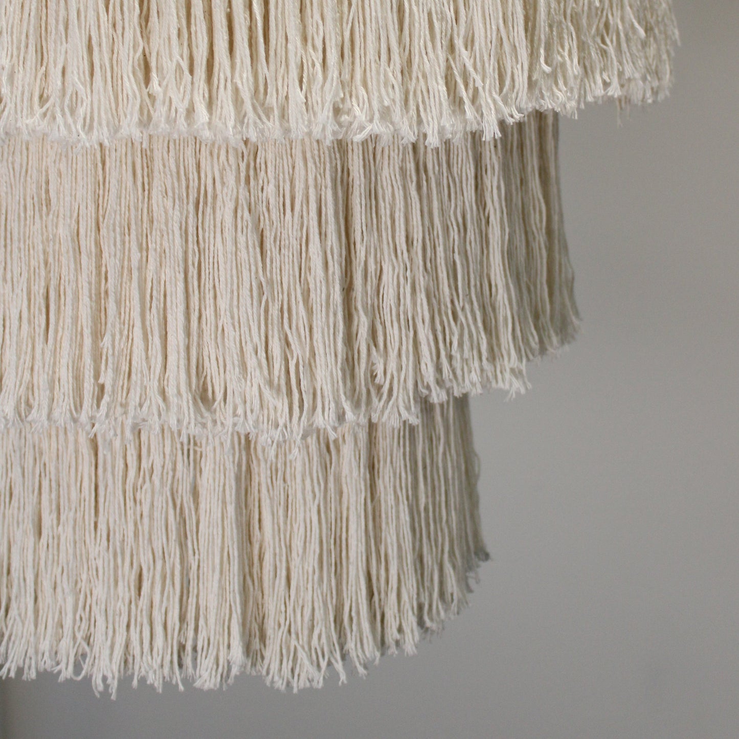 Handcrafted Macrame Soft Cotton Chandelier - Natural product packaging on clean background from Quintessential Holistic Health Ltd