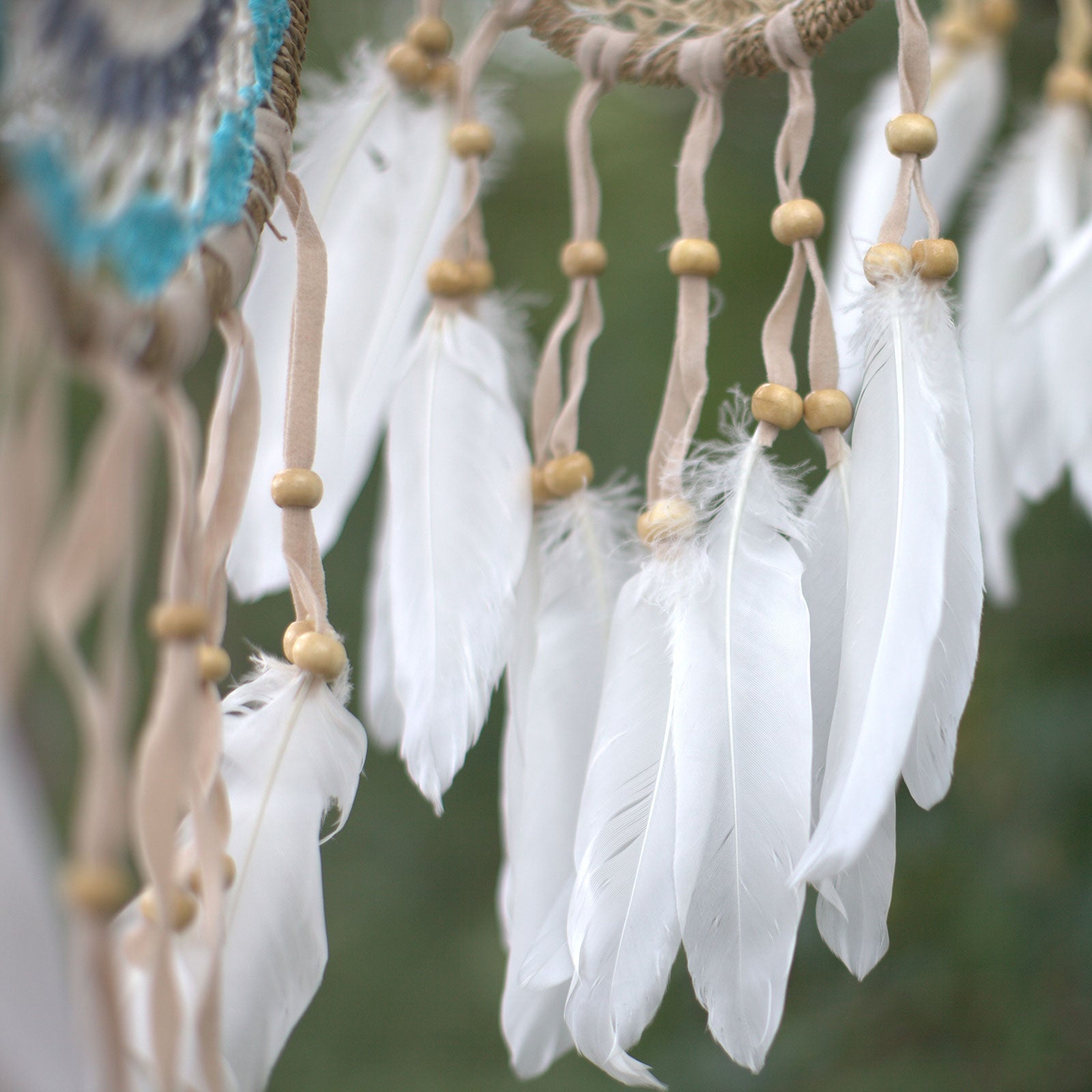 6 x Hand Crafted Macrame Dreamcatchers - Large / Assorted / Pastel Pinks product packaging on clean background from Quintessential Holistic Health Ltd