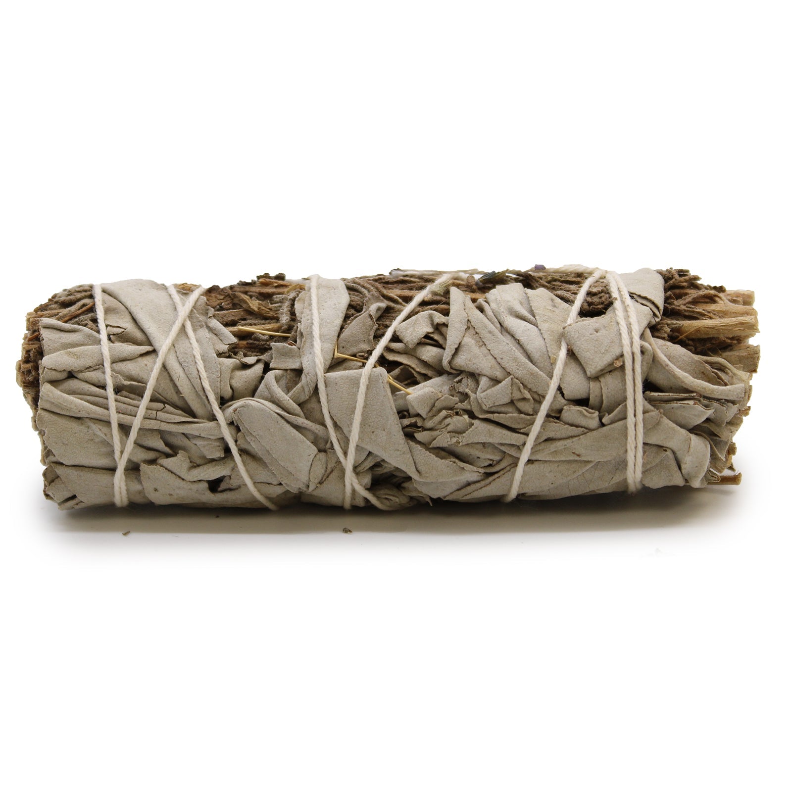 10cm Handcrafted Incense Smudge Stick - White Sage and Lavender product packaging on clean background from Quintessential Holistic Health Ltd