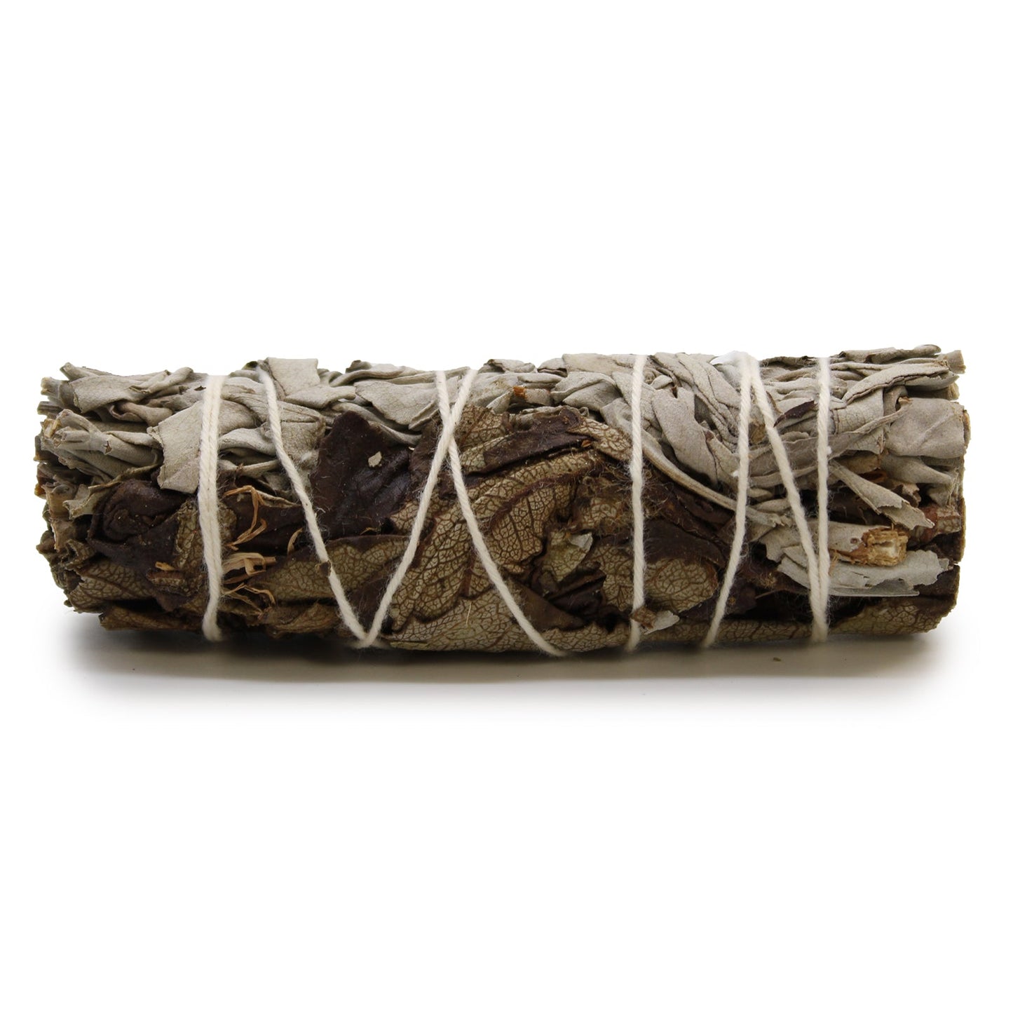 10cm Handcrafted Incense Smudge Stick - White Sage and Black Sage product packaging on clean background from Quintessential Holistic Health Ltd