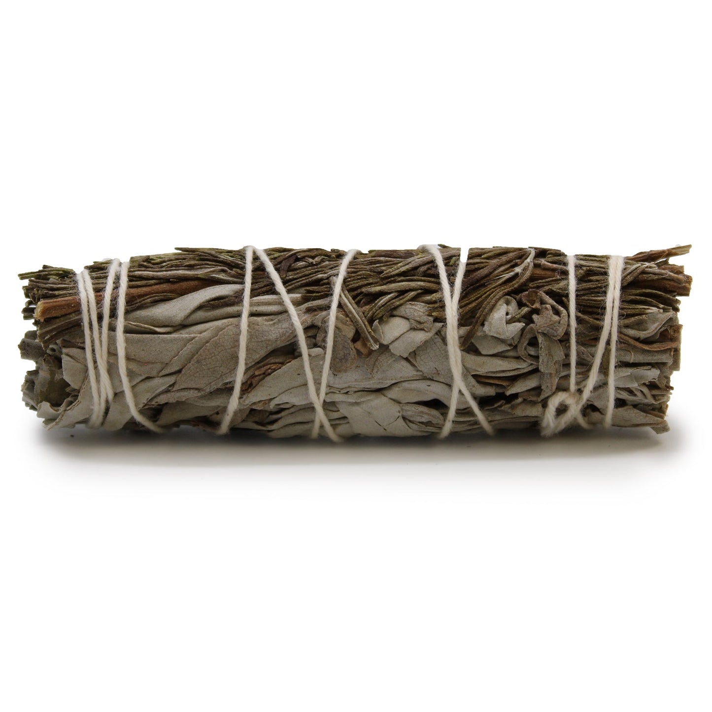 10cm Handcrafted Incense Smudge Stick - White Sage and Rosemary product packaging on clean background from Quintessential Holistic Health Ltd