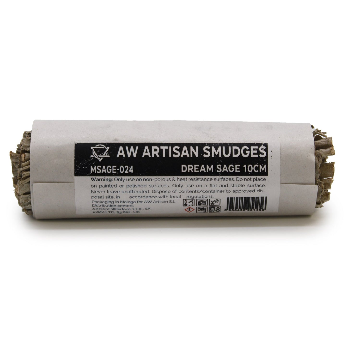 10cm Handcrafted Incense Smudge Stick - Dream Sage product packaging on clean background from Quintessential Holistic Health Ltd