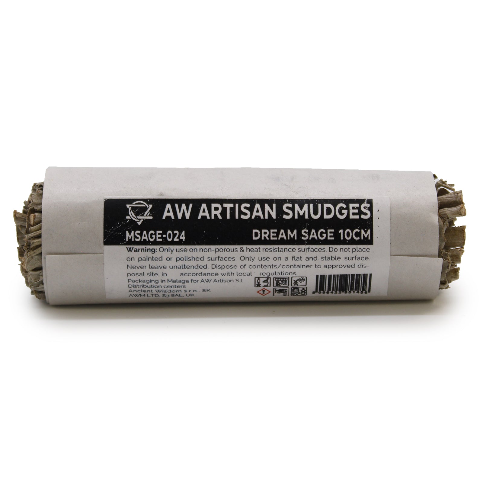 10cm Handcrafted Incense Smudge Stick - Dream Sage product packaging on clean background from Quintessential Holistic Health Ltd