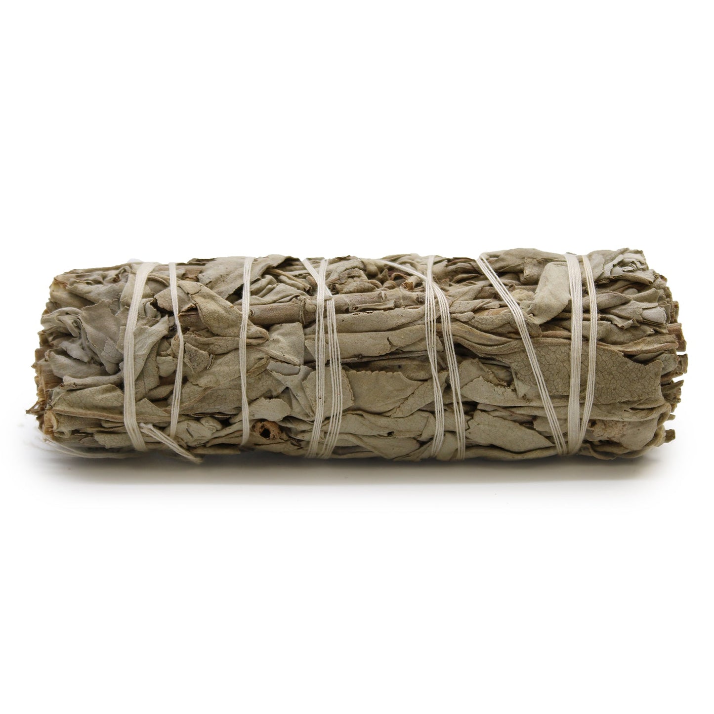 10cm Handcrafted Incense Smudge Stick - White Sage and Sweetgrass product packaging on clean background from Quintessential Holistic Health Ltd