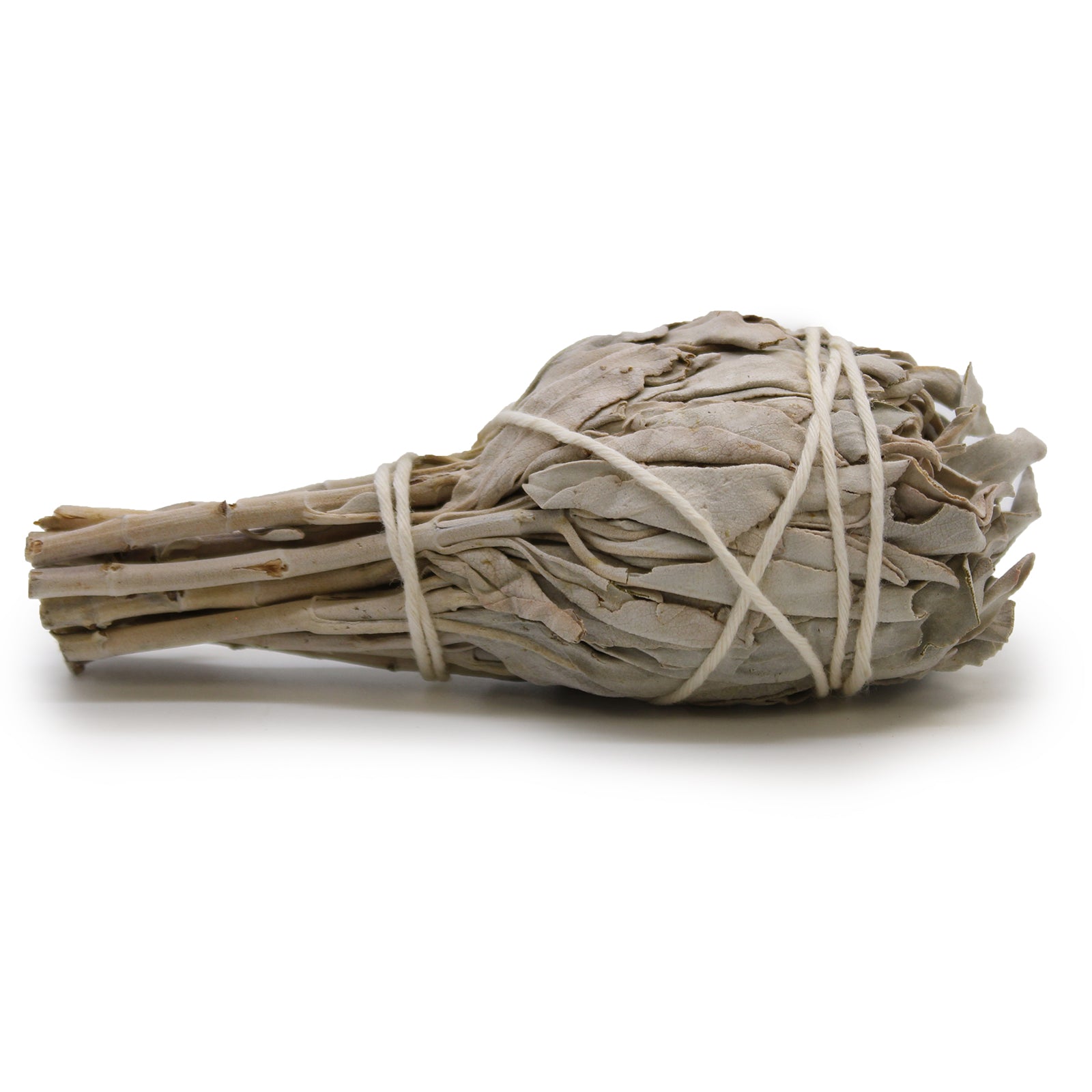 10cm Handcrafted Incense Smudge Stick - White Sage Torch product packaging on clean background from Quintessential Holistic Health Ltd