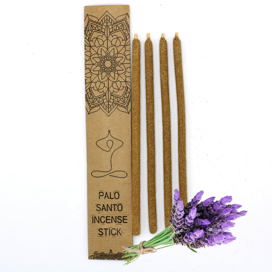 Eco-Friendly Palo Santo (Holy Wood) Incense Sticks - Lavender - 4 Pack - Large - main product image from Quintessential Holistic Health Ltd UK