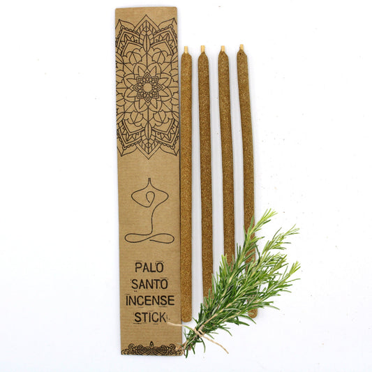 Eco-Friendly Palo Santo (Holy Wood) Incense Sticks - Rosemary - 4 Pack - Large - main product image from Quintessential Holistic Health Ltd UK