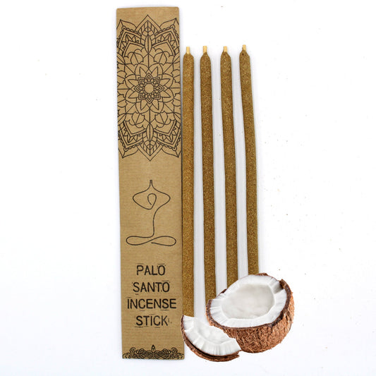 Eco-Friendly Palo Santo (Holy Wood) Incense Sticks - Coconut - 4 Pack - Large - main product image from Quintessential Holistic Health Ltd UK