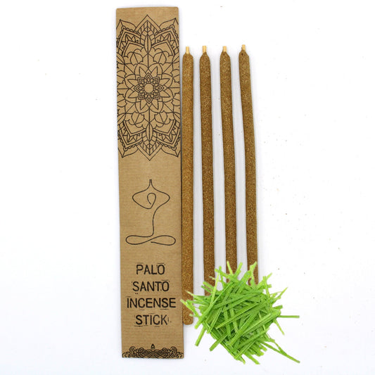 Eco-Friendly Palo Santo (Holy Wood) Incense Sticks - Lemongrass - 4 Pack - Large - main product image from Quintessential Holistic Health Ltd UK