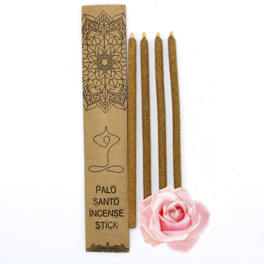 Eco-Friendly Palo Santo (Holy Wood) Incense Sticks - Roses - 4 Pack - Large - main product image from Quintessential Holistic Health Ltd UK