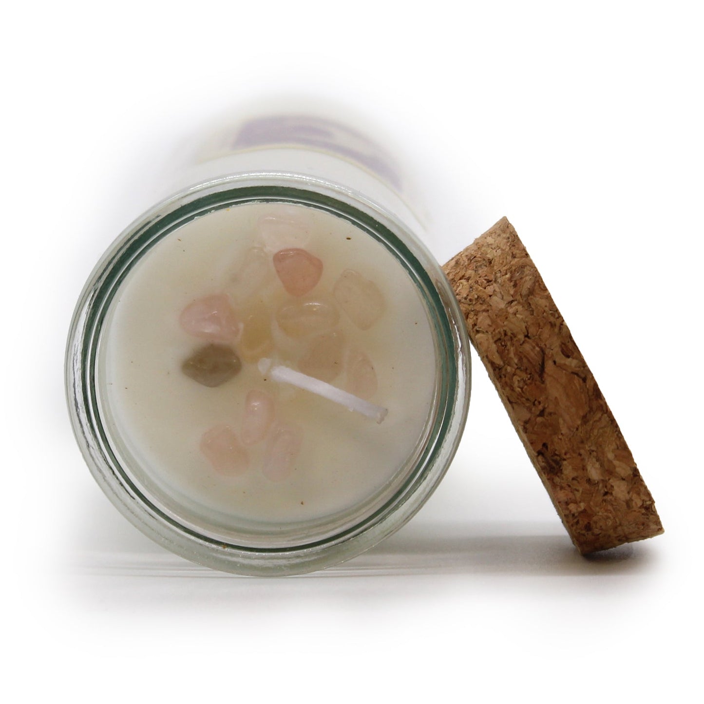 Magic Spell Gemstone Eco-Friendly Soy Wax Candle - Love product packaging on clean background from Quintessential Holistic Health Ltd