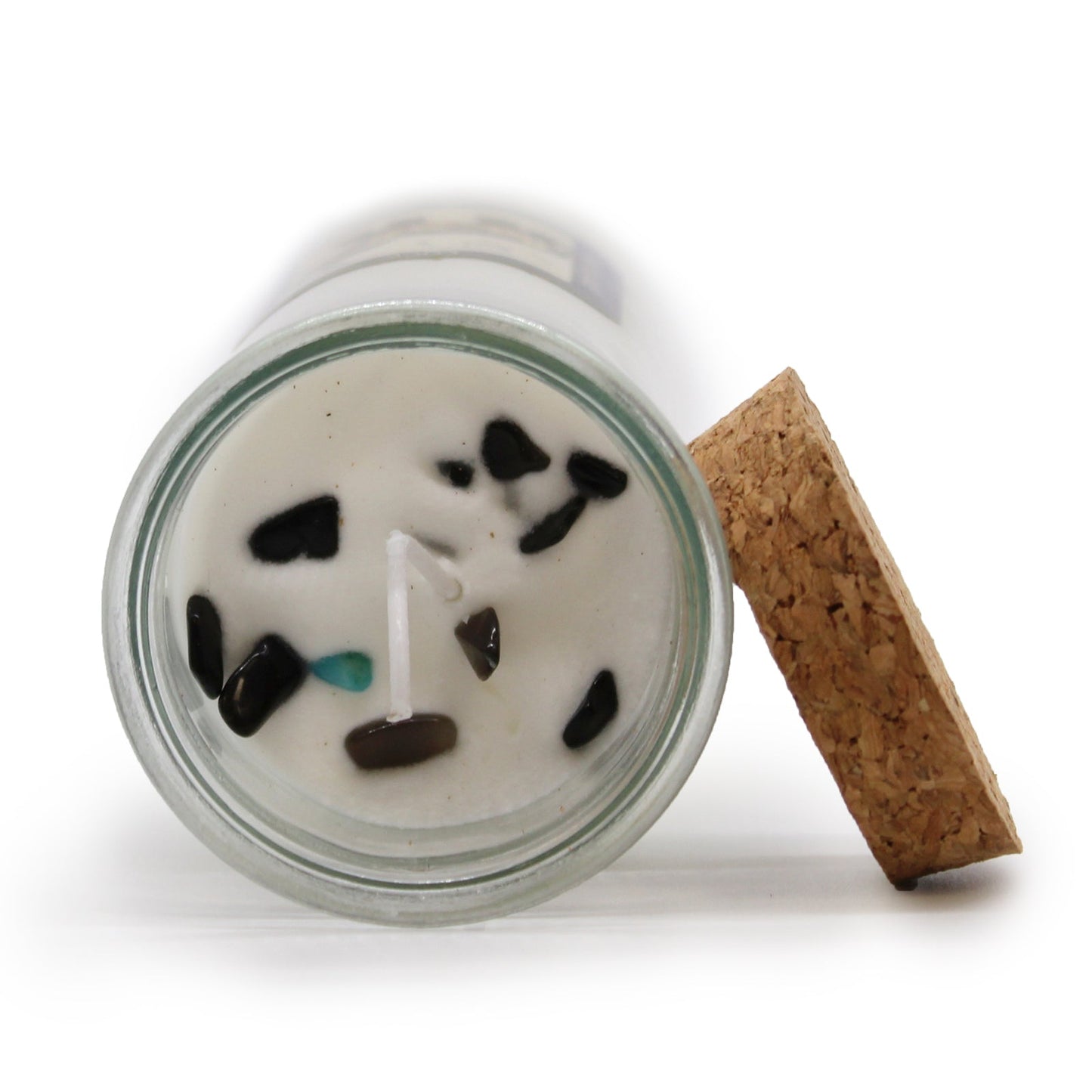 Magic Spell Gemstone Eco-Friendly Soy Wax Candle - Luck product packaging on clean background from Quintessential Holistic Health Ltd