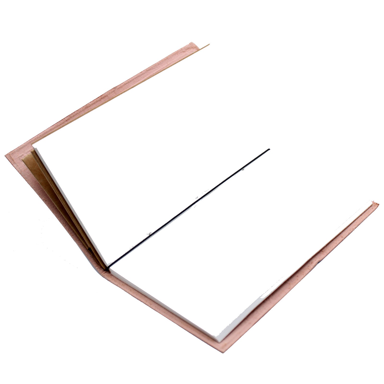 Handmade Leather-Bound Eco-Friendly Journal with Wrap - Slim / Brown / Be the Change product packaging on clean background from Quintessential Holistic Health Ltd